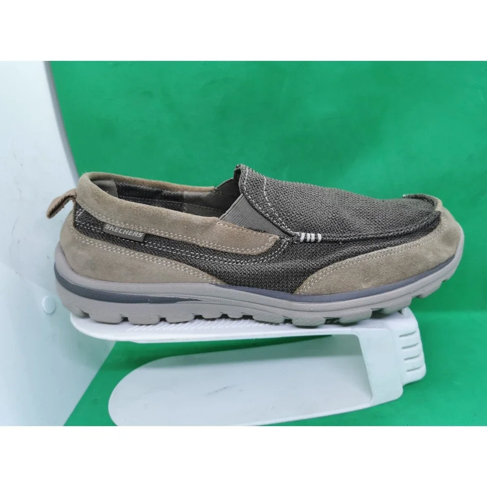 Skechers Men's Superior Milford Slip-on Boat Shoes Size 11 WW Extra Wide Fit